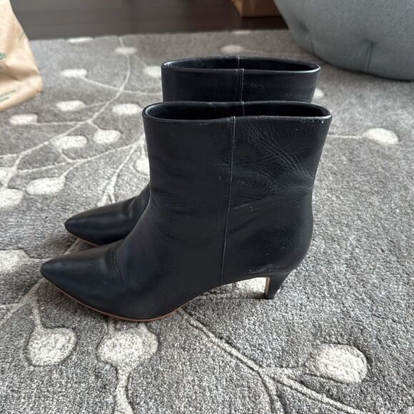 DOLCE VITA Dee Black Leather Ankle Booties, 8 - Picture 8 of 11
